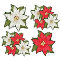 Mini Poinsettia Cutout